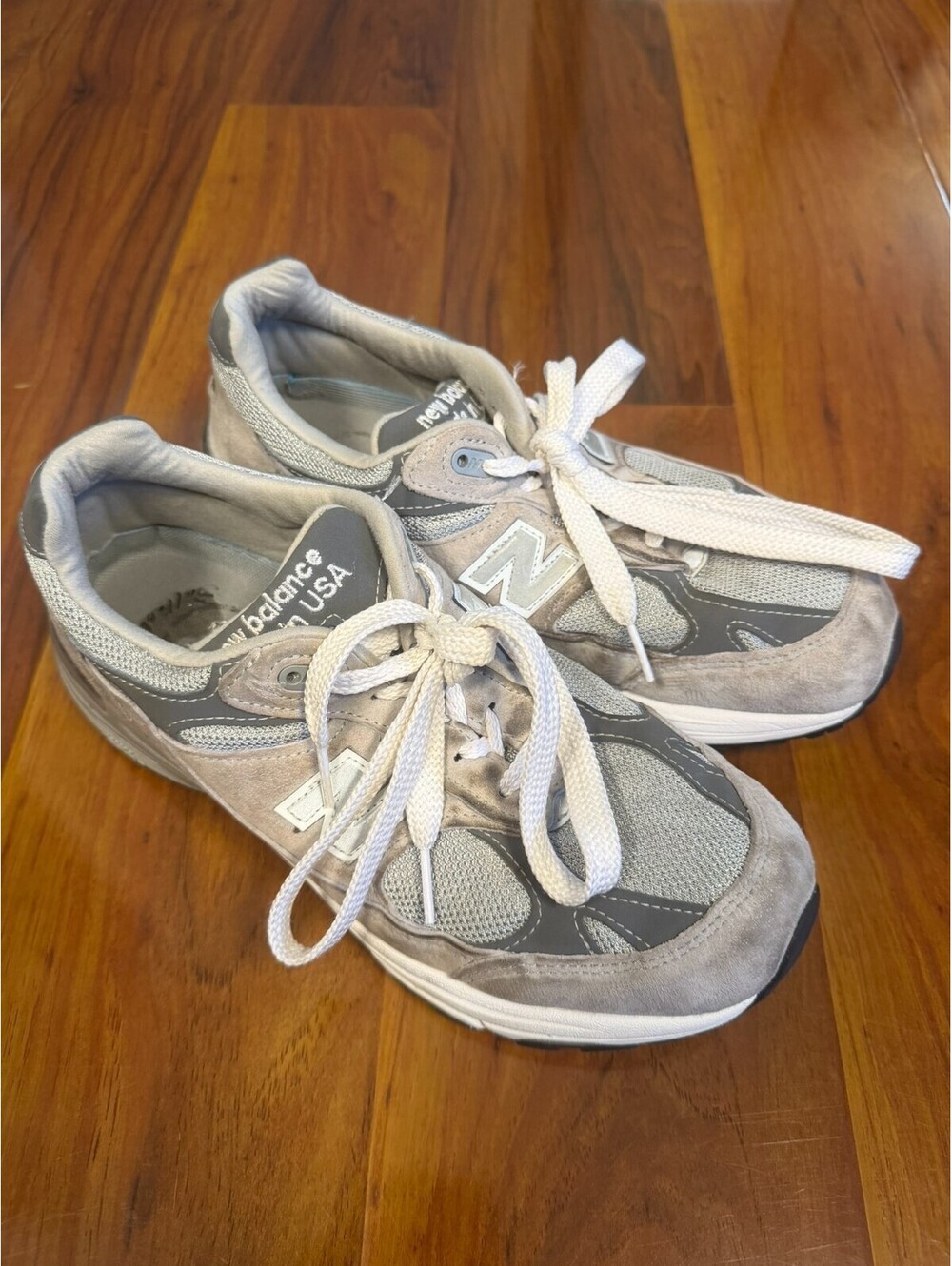 New Balance 993 WR993GL Made in USA Grey/White Womens Running Sneaker SZ 8.5